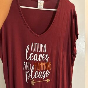 Cute fall tee shirt